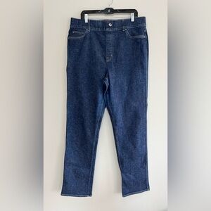 SPANX SPANXshape™ EveryWear Straight Leg Jeans in Raw Indigo, size 2XT